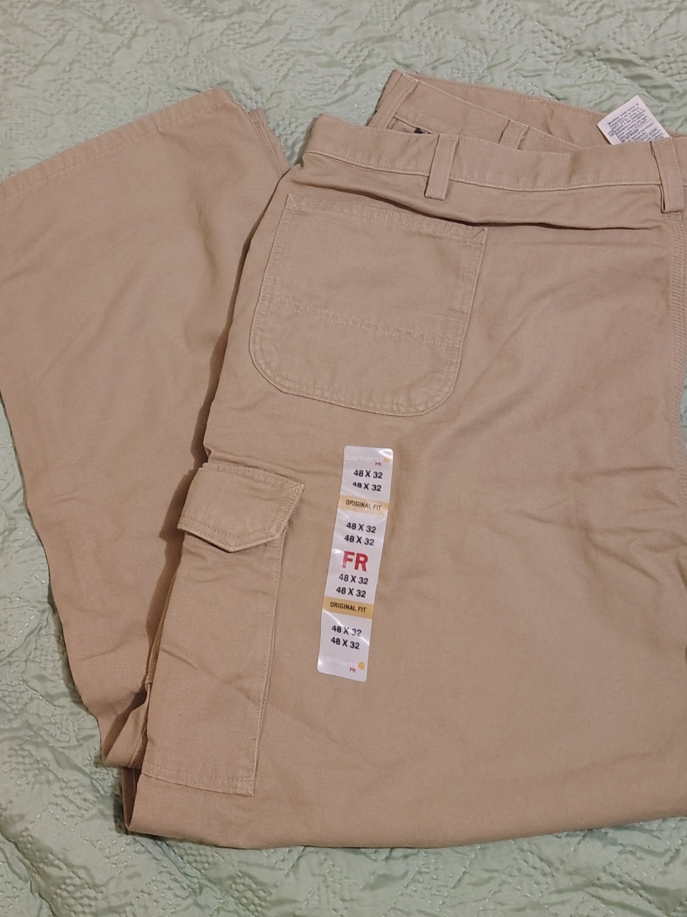 Carhartt Men's Cargo Pants - Khaki/Tan Workwear